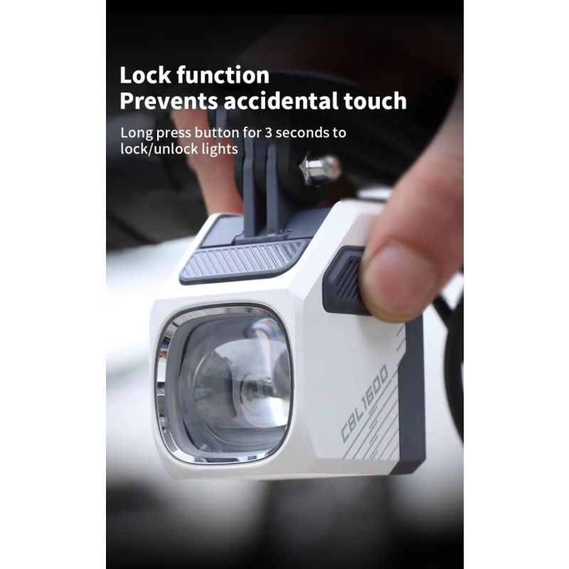 Magicshine CBL1600 Predné svetlo na bicykel 1600 lúmenov Cyklistická bezpečnosť pre nočnú viditeľnosť