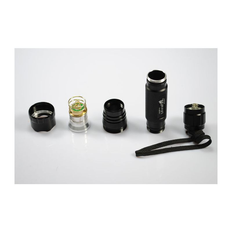 Baterka Ultrafire WF-501B 1300 lumenov LED 5 režimov pre outdoorové aktivity a domáce použitie čierna farba