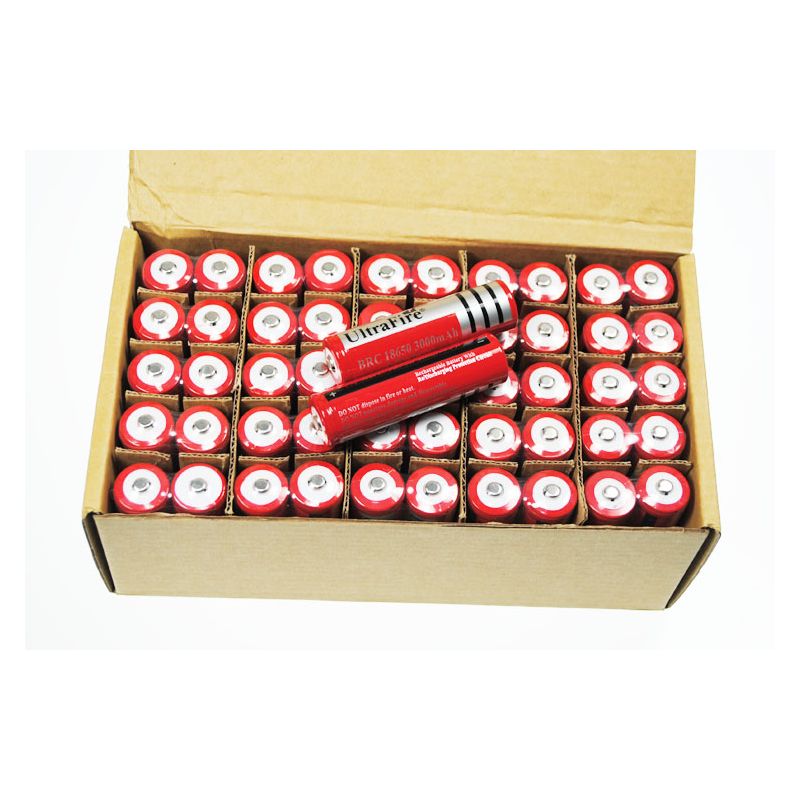 Ultrafire BRC 3000MAH 3.7V Li-ion batéria pre elektronické zariadenia vysoká kapacita a rýchle nabíjanie