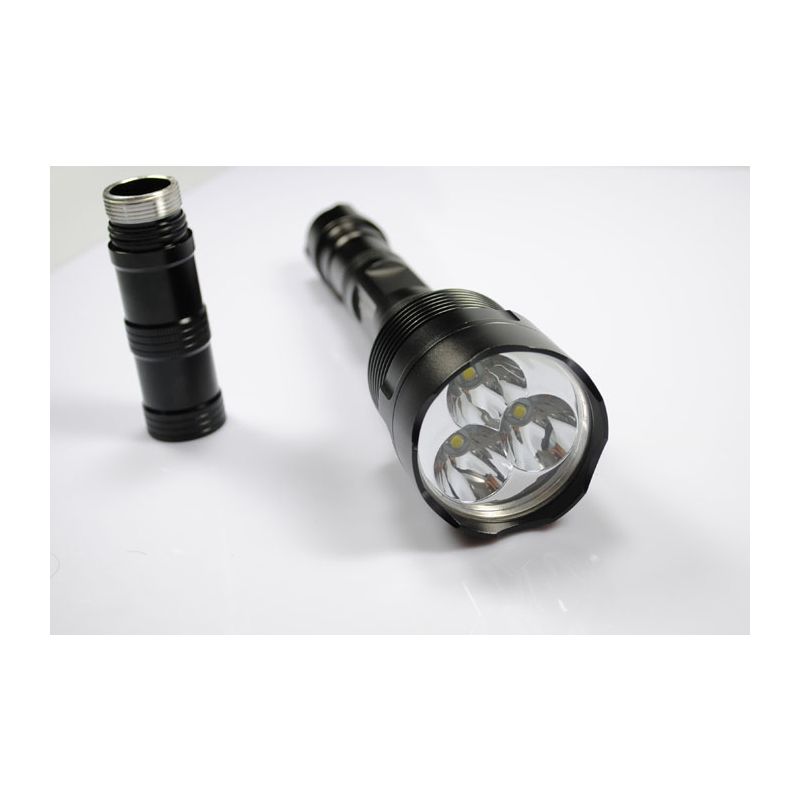 TRUSTFIRE TR-3T6 LED baterka 3800 Lumen čierna farba 5 režimov outdoor nové osvetlenie pre profesionálov