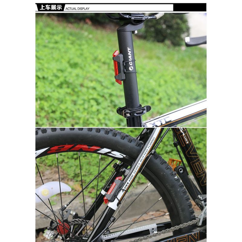 Prenosné USB Nabíjateľné Bicykel Chvostové Svetlo LED Viditeľnosť pre Cyklistov Cyklistické Bezpečnostné Doplnky