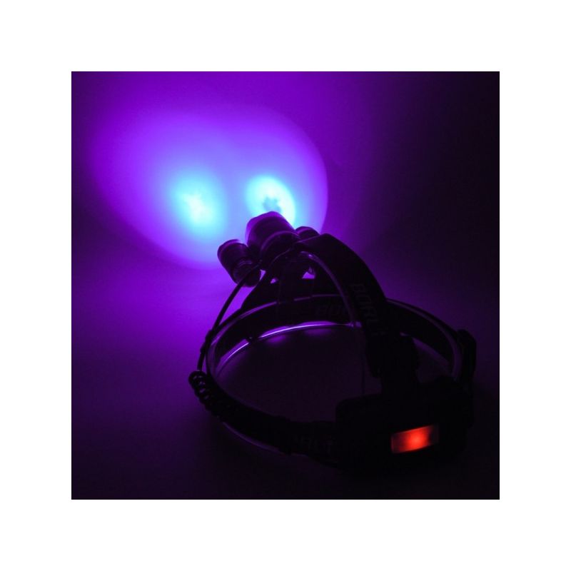 Boruit RJ-3000 LED svetlomet T6 biele svetlo odolný vodotesný dizajn jasnosť 1000 lúmenov na turistiku