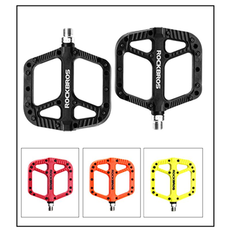 ROCKBROS ultralahké nylonové pedále BMX MTB cestné bicykle tesniace ložiská výkon stabilita cyklistika