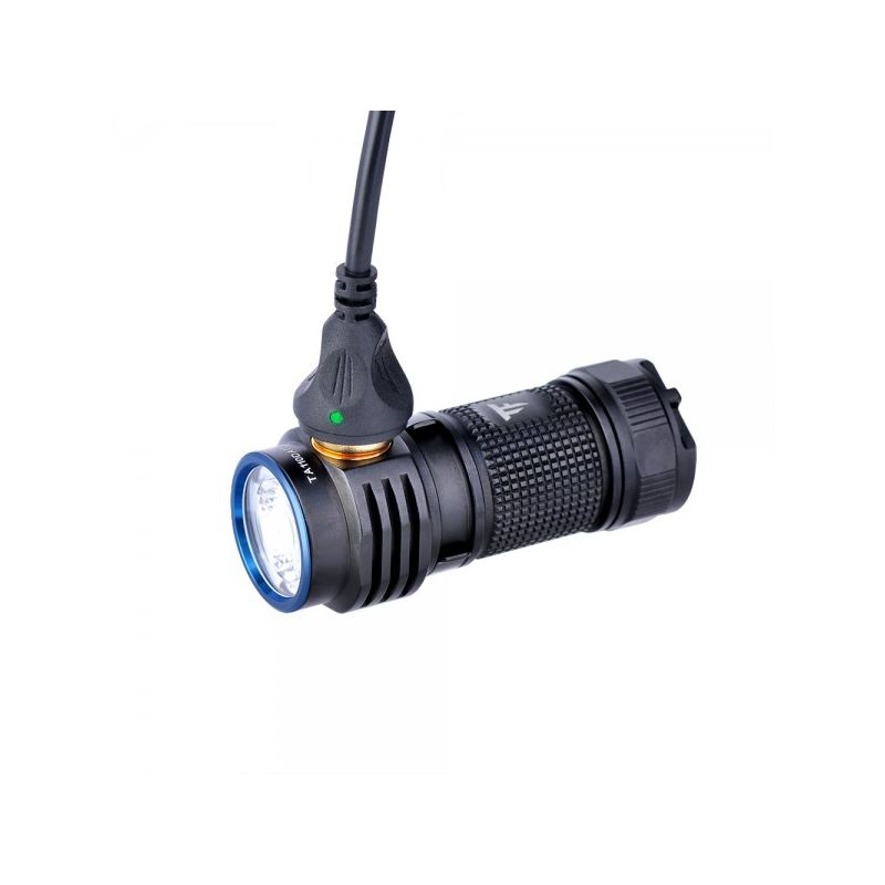 TrustFire MC1 Baton XP-L HI 1000 lúmenová LED baterka kompaktná mini EDC prívesok na kľúče magnetické nabíjanie