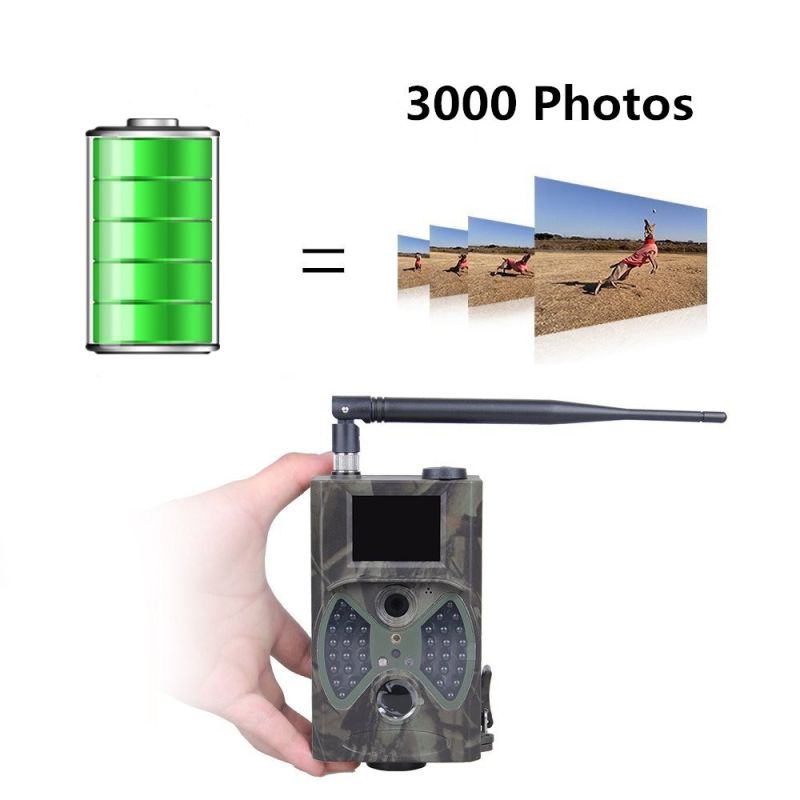 HC-300M 12MP 1080P lovecká kamera s nočným videním pri sledovaní divočiny podpora TF karty pre video schopnosti