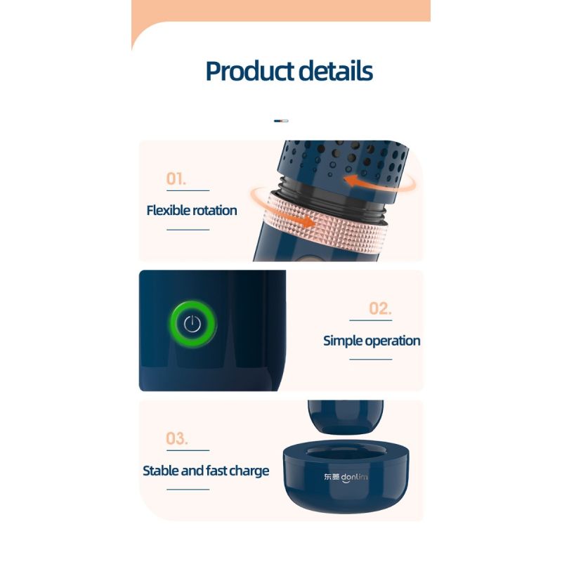 Bezdrôtový Donlim stroj cistic ovocia a zeleniny intuitívny dizajn pre bezpečnosť potravín a zdravú výživu