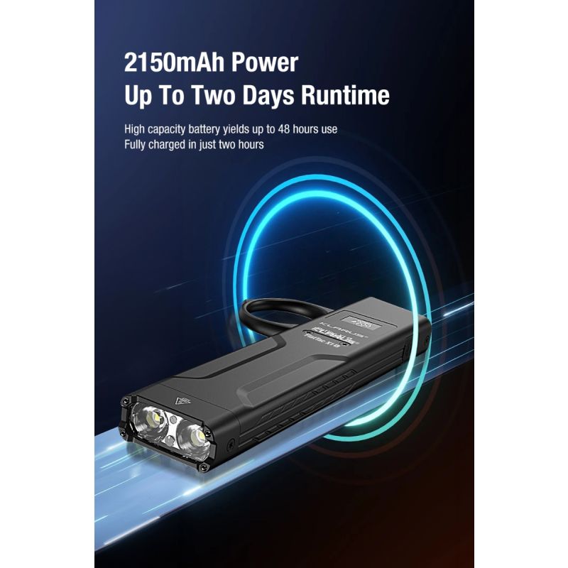 Klarus X1 Ultratenká 4200LM SST-70 EDC Taktická Baterka - Kemping, Turistika, Sebaobrana s Turbo/SOS Režimom