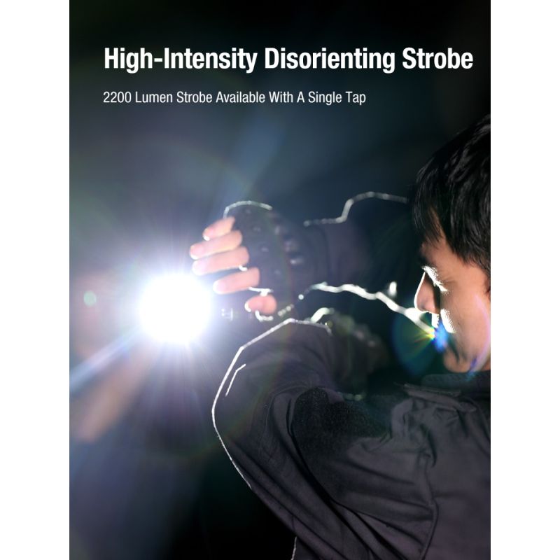 Klarus X1 Ultratenká 4200LM SST-70 EDC Taktická Baterka - Kemping, Turistika, Sebaobrana s Turbo/SOS Režimom