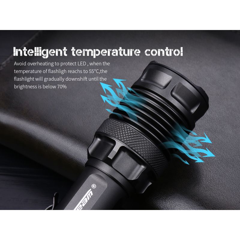 JETBEAM M37 PRO Taktická Baterka 3700lm | 340m Dosvit | 48h Výdrž | Zirkónový Rozbíjač Okien