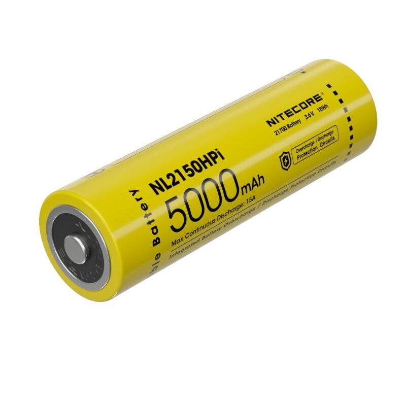 Nabíjatelná batéria NITECORE NL2150HPI 21700 5000mAh 3.6V vysoký výkon pre elektronické zariadenia