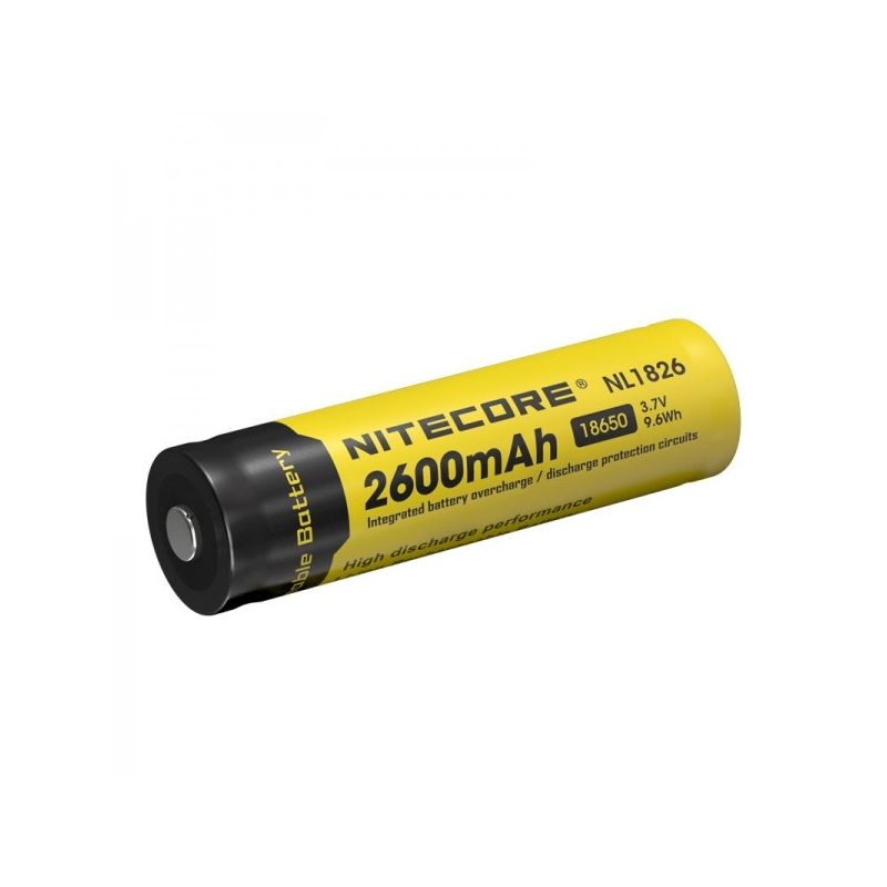 Spoľahlivá nabíjateľná batéria Nitecore 18650 NL1826 2600mAh ideálna pre outdoorové a kempingové vybavenie