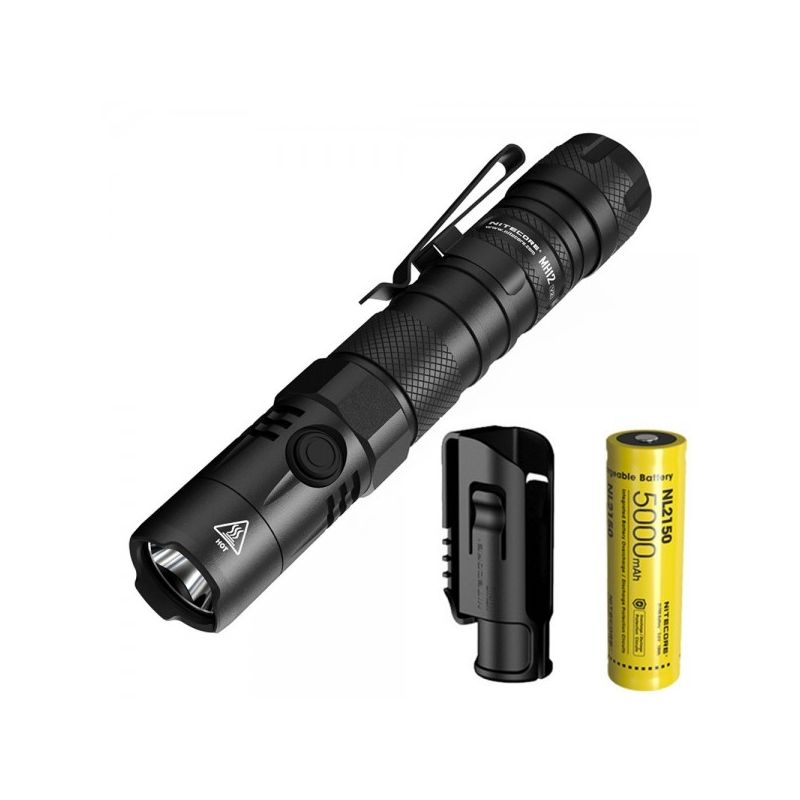 Nitecore MH12 V2 XP-L2 V6 LED baterka 1200 lúmenov kompaktná kempingová baterka 21700 batéria vonkajšie osvetlenie