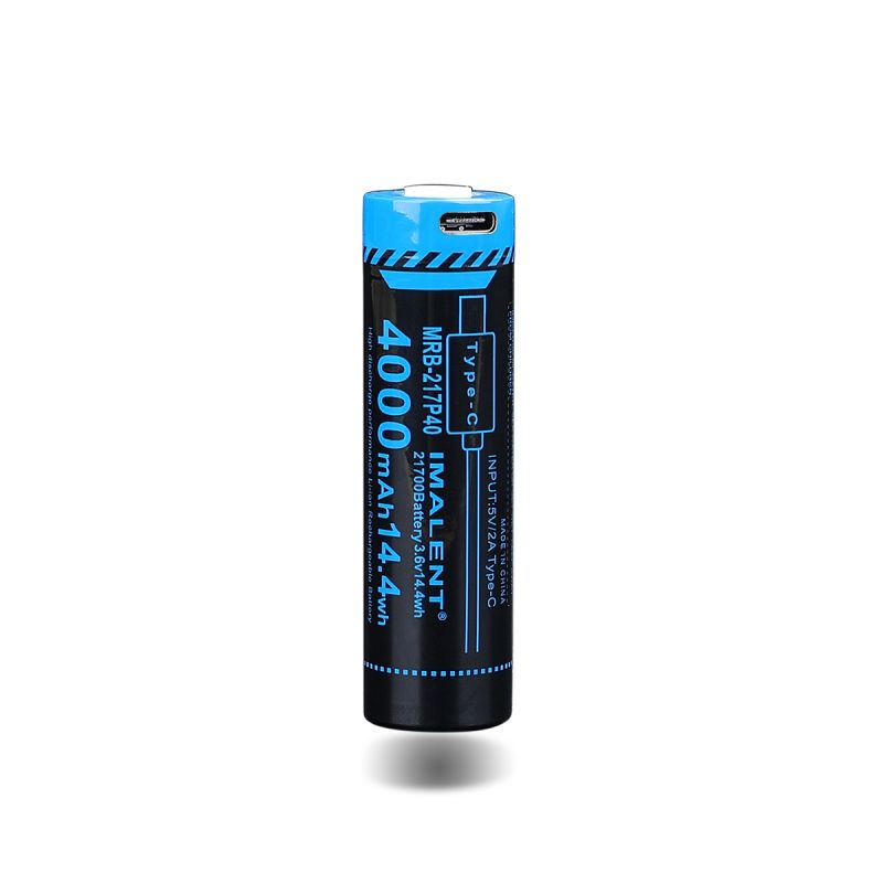 Pokročilý dizajn IMALENT MRB-217P40 21700 nabíjacia batéria 4000mAh efektívne nabíjanie a vysoká kapacita