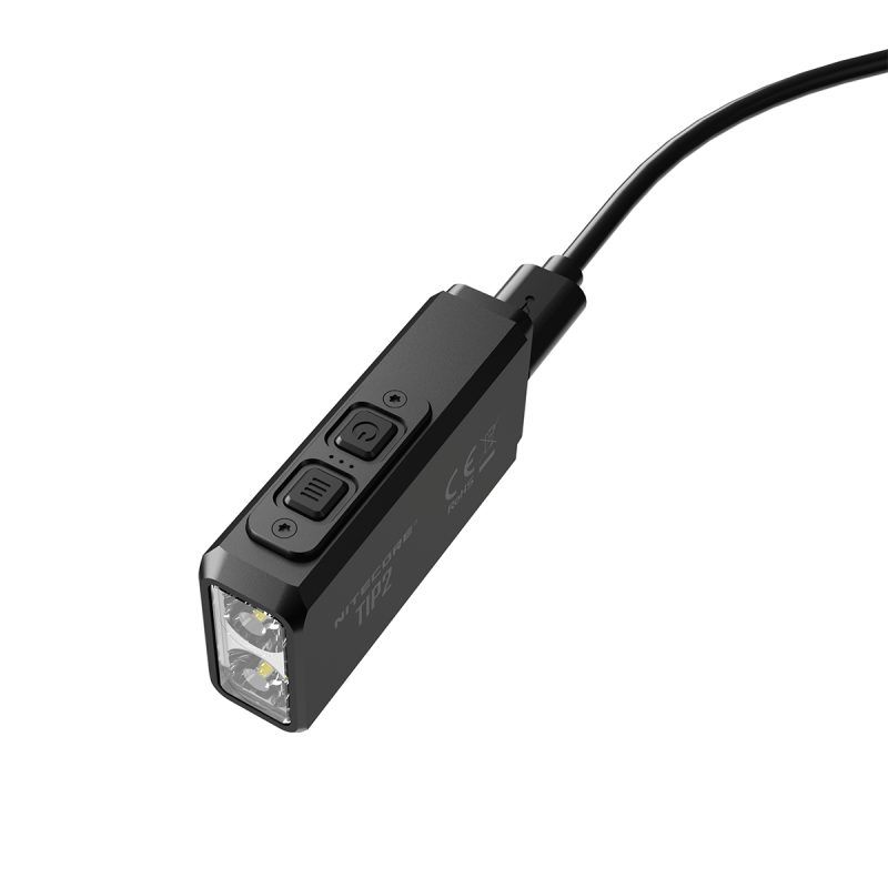 LED baterka Nitecore TIP2 XP-G3 720 lúmenov kompaktný dizajn pre outdoorové náradie USB nabíjateľná
