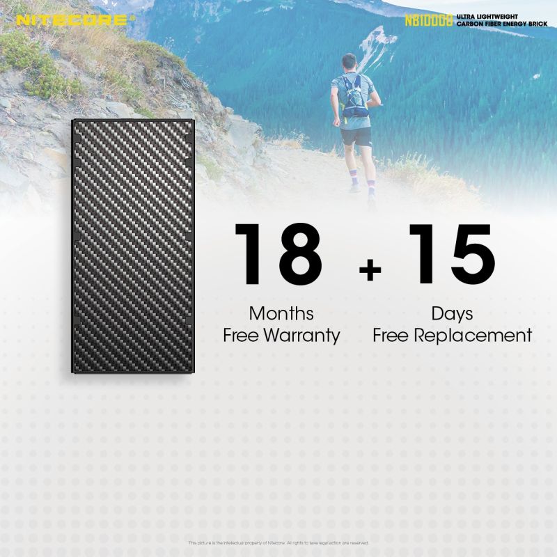 NITECORE NB10000 Power Bank 10000mAh Ľahká Duálny port USB USB-C Rýchle nabíjanie iPhone 11 Samsung S10