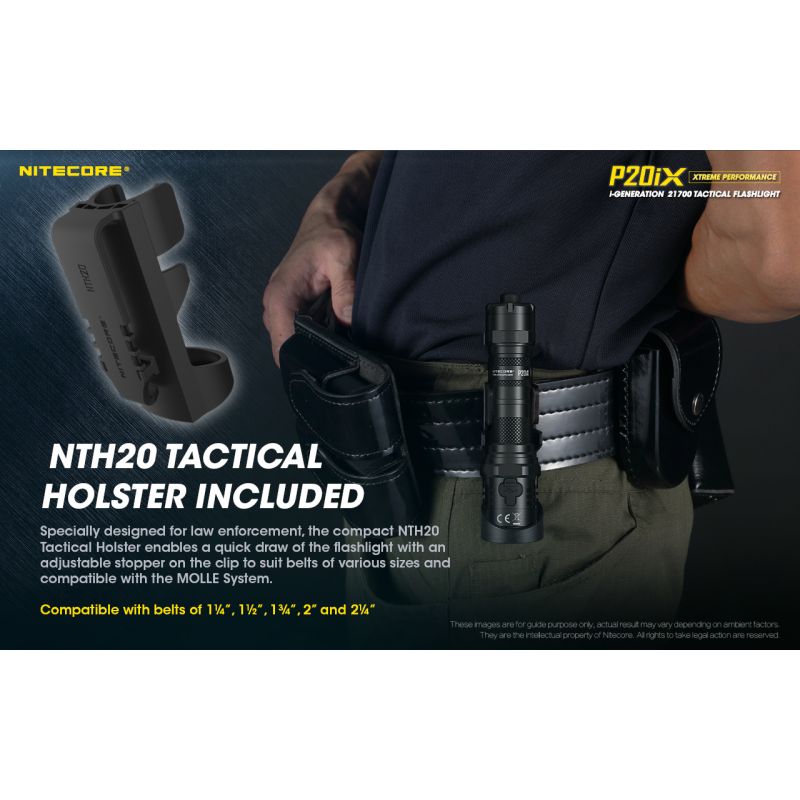 Objavte Nitecore P20iX s 4000 lúmenmi 4 x XP-L2 V6 LED odolná USB-C nabíjateľná taktická outdoorová baterka