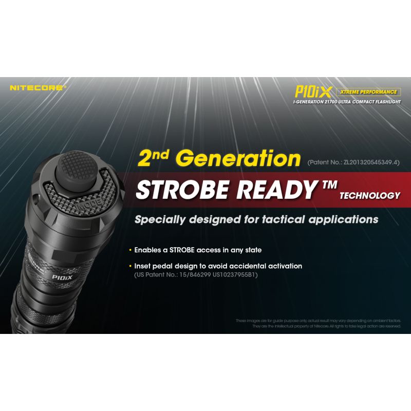 Nitecore P10iX ultra-jasná LED baterka 4000 lúmenov s dosahom 158m spoľahlivá taktická baterka