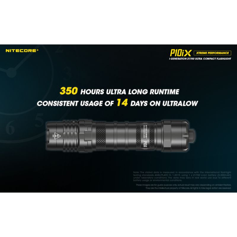 Nitecore P10iX ultra-jasná LED baterka 4000 lúmenov s dosahom 158m spoľahlivá taktická baterka