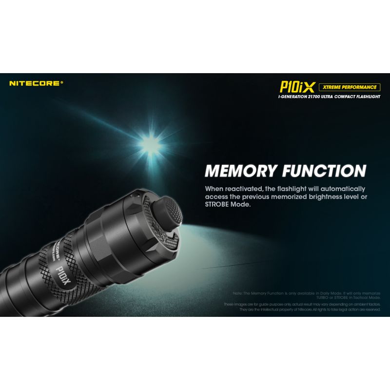 Nitecore P10iX ultra-jasná LED baterka 4000 lúmenov s dosahom 158m spoľahlivá taktická baterka