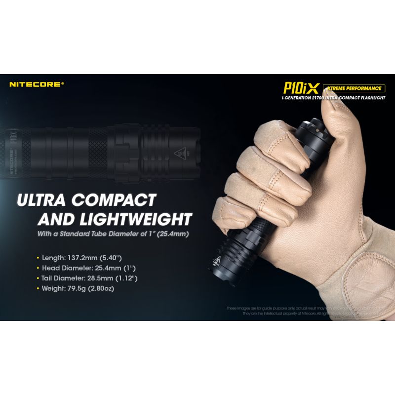 Nitecore P10iX ultra-jasná LED baterka 4000 lúmenov s dosahom 158m spoľahlivá taktická baterka