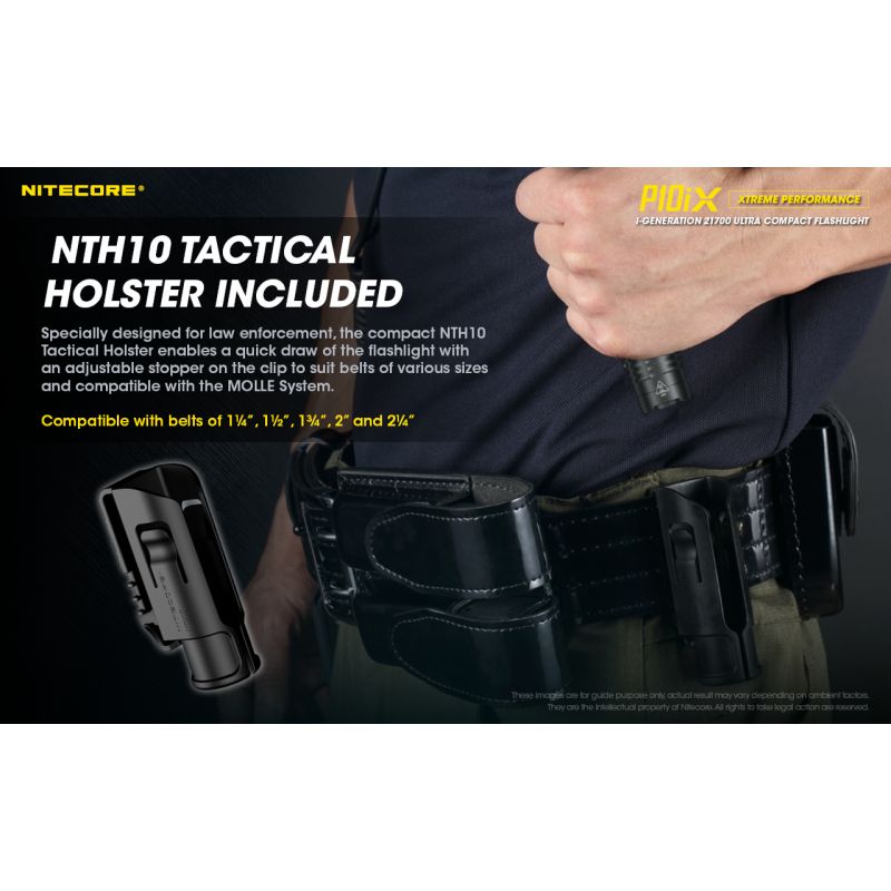 Nitecore P10iX ultra-jasná LED baterka 4000 lúmenov s dosahom 158m spoľahlivá taktická baterka