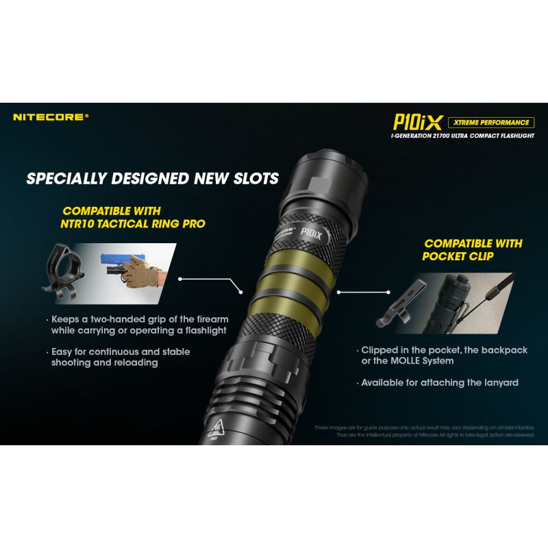 Nitecore P10iX ultra-jasná LED baterka 4000 lúmenov s dosahom 158m spoľahlivá taktická baterka