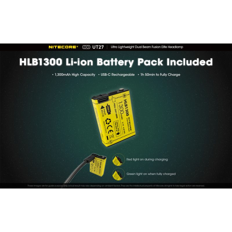 Nitecore UT27 čelovka 520 lúmenov predné svetlo pre nočné dobrodružstvo robustný dizajn všestranné režimy