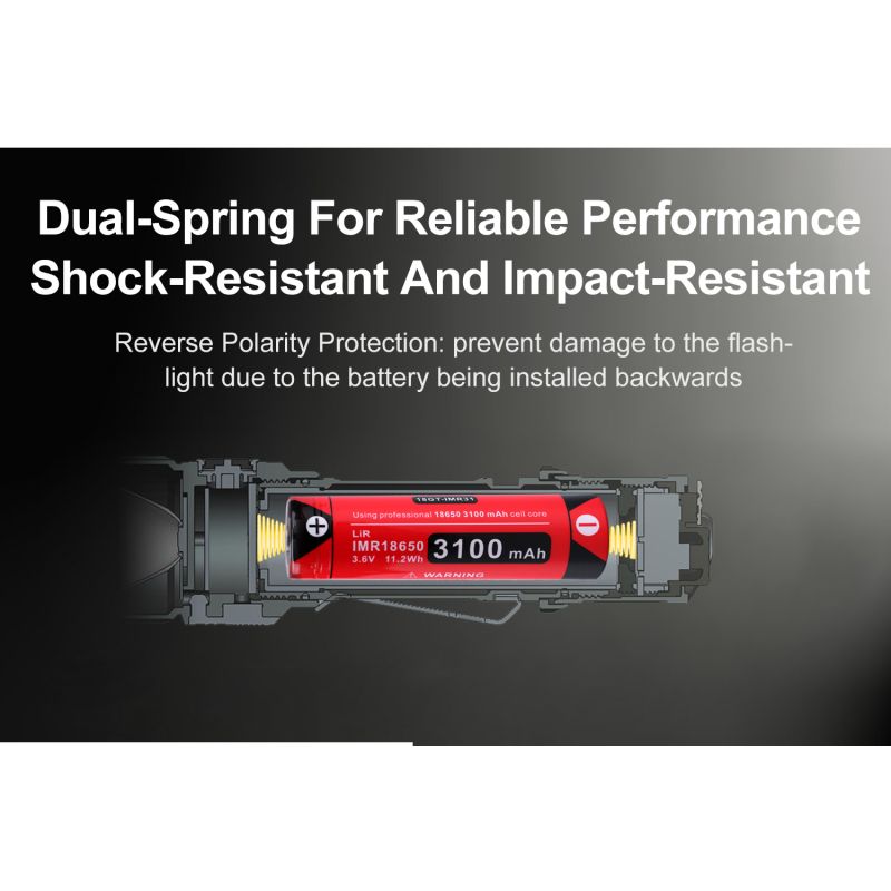 Klarus XT11GT PRO V2.0 vysoký lúmen USB-C nabíjateľná baterka Luminus SST-70 3300 lúmenov outdoorové vybavenie