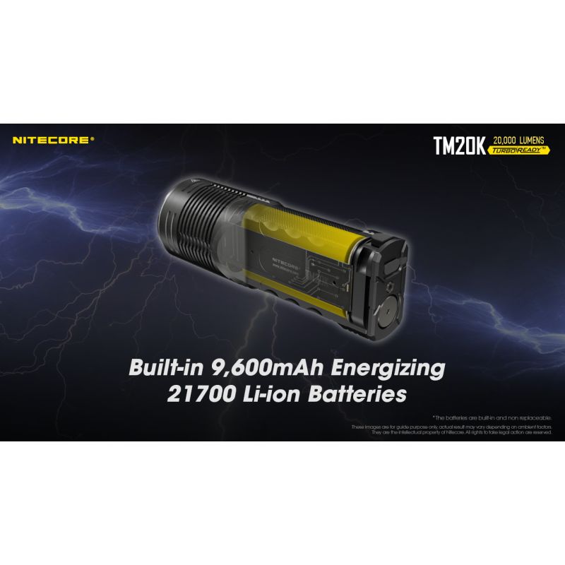 Nitecore TM20K výkonná baterka LED 20 000 lúmenov ľahká a nabíjateľná USB-C ideálna na pátranie a záchranu