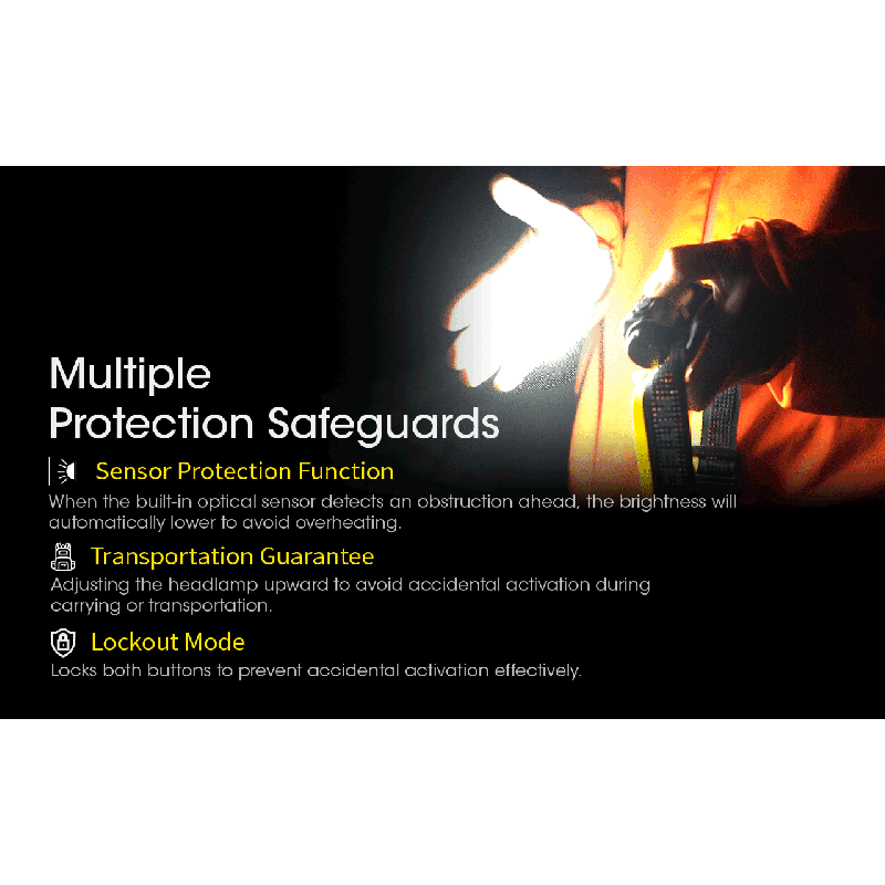 NITECORE NU43 nabíjateľná čelovka 1400 lúmenov 130 metrov ideálna na turistiku s dlhou výdržou batérie