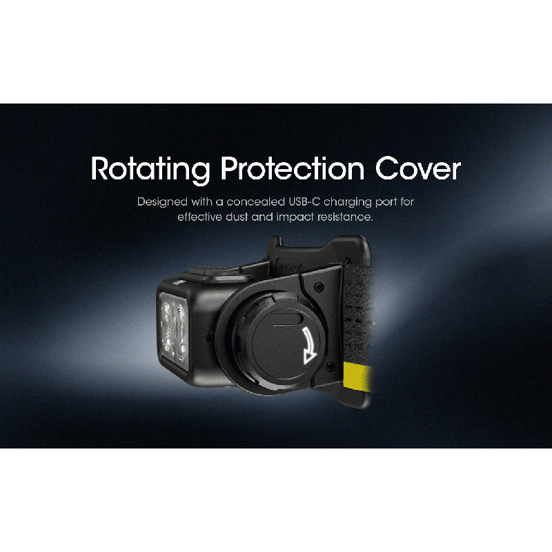 NITECORE NU43 nabíjateľná čelovka 1400 lúmenov 130 metrov ideálna na turistiku s dlhou výdržou batérie