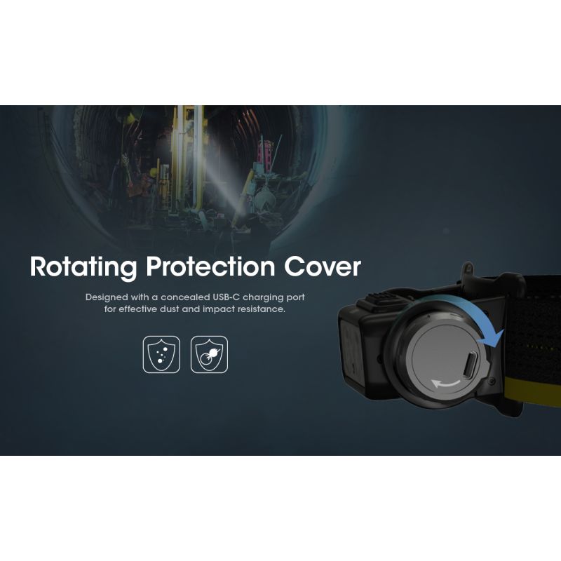 Nitecore NU50 1400 lúmenov ľahká nabíjateľná čelovka s vstavanou batériou pre outdoorové osvetlenie