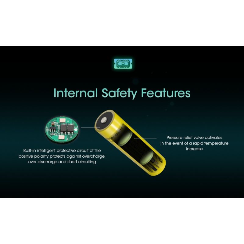 Nitecore 18650 NL1836 3600mAh Li-ion nabíjateľná batéria. Výkonná prenosná energia pre svietidlá!