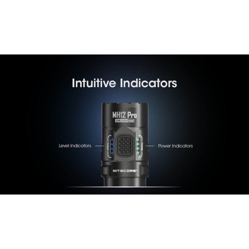 Nitecore MH12 Pro USB-C nabíjateľná baterka 3300 Lumenov pre outdoorové dobrodružstvá a núdzovú pripravenosť