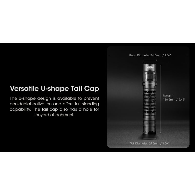 Nitecore MH12 Pro USB-C nabíjateľná baterka 3300 Lumenov pre outdoorové dobrodružstvá a núdzovú pripravenosť