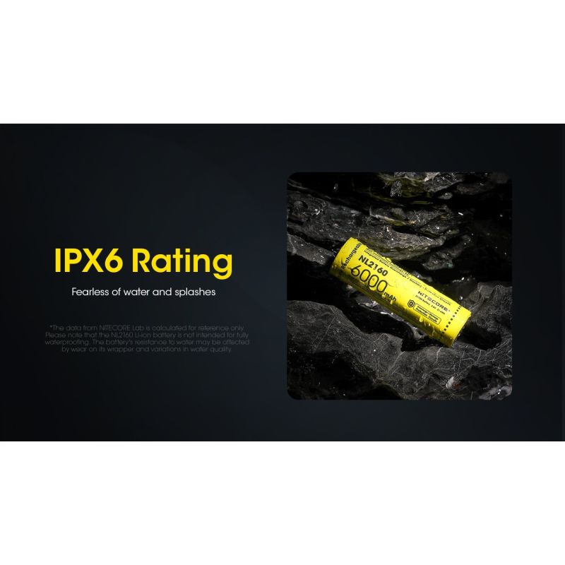 Objavte NITECORE NL2160 6000mAh 3.6V výkonnú 21700 batériu pre vysokoodberové zariadenia a LED baterky