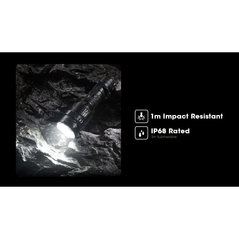 Nitecore TM9K PRO 9900 lúmenov vysoký výkon odolná nabíjateľná baterka USB-C dosah lúča 510 metrov