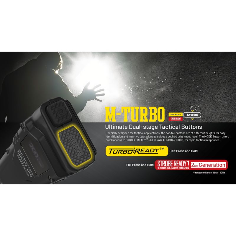 NITECORE EDC27 UHi 3100 lúmenov nabíjateľná ľahká baterka 305 m dosvit ideálna outdoorová a kempingová výstroj