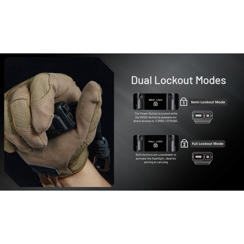 NITECORE EDC27 UHi 3100 lúmenov nabíjateľná ľahká baterka 305 m dosvit ideálna outdoorová a kempingová výstroj