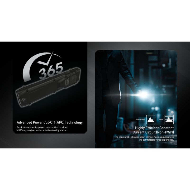 NITECORE EDC27 UHi 3100 lúmenov nabíjateľná ľahká baterka 305 m dosvit ideálna outdoorová a kempingová výstroj