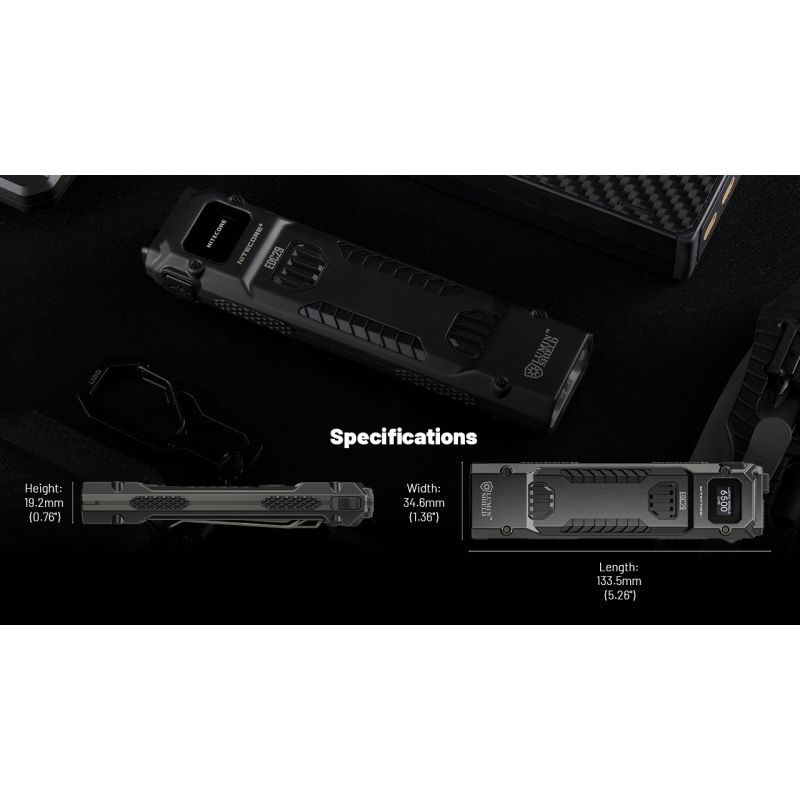 NITECORE EDC29 6500 lúmenov USB-C nabíjateľná baterka každodenná aj outdoorová s dlhým dosahom viditeľnosti