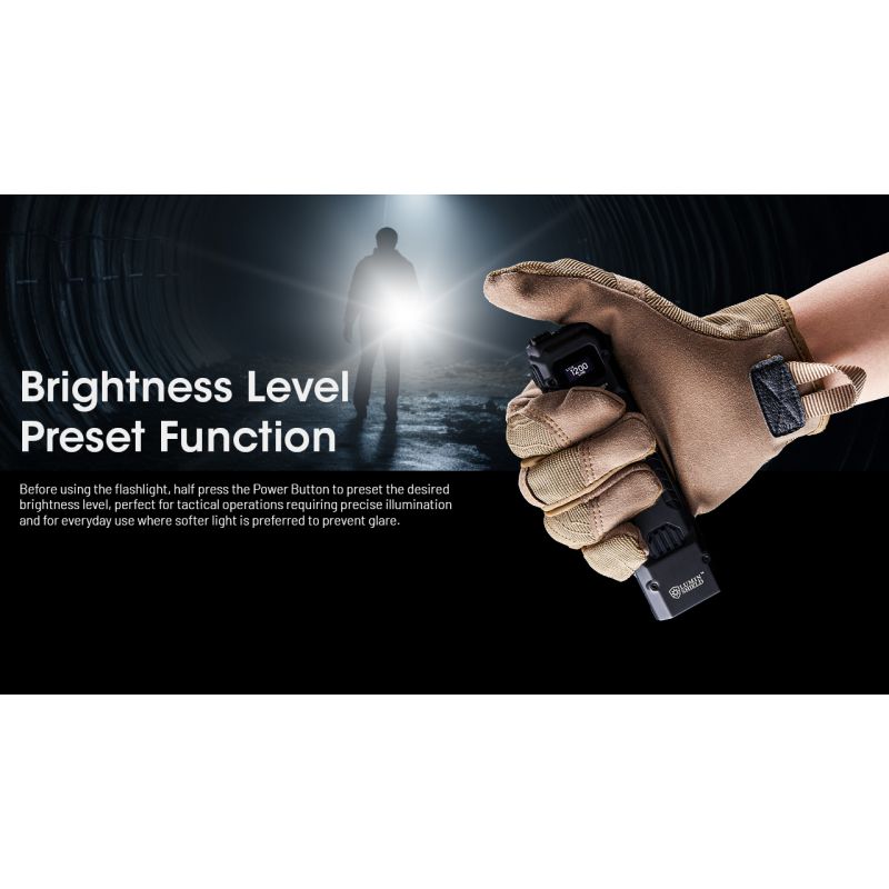 NITECORE EDC29 6500 lúmenov USB-C nabíjateľná baterka každodenná aj outdoorová s dlhým dosahom viditeľnosti