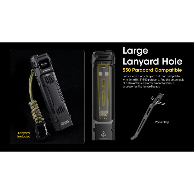 NITECORE EDC29 6500 lúmenov USB-C nabíjateľná baterka každodenná aj outdoorová s dlhým dosahom viditeľnosti