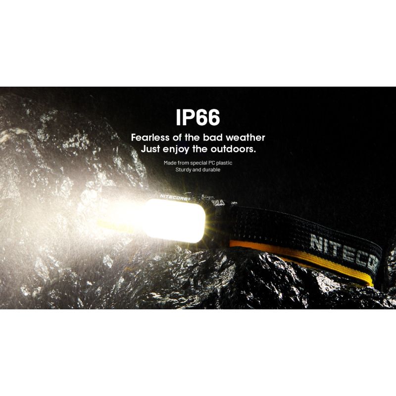 NITECORE NU25 ľahká LED čelovka 400 lúmenov USB-C nabíjanie ideálna na turistiku outdoorové osvetlenie