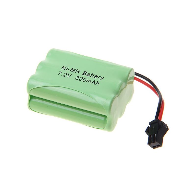 6ks Ni-MH 3A 7.2V 800mAh Nabíjateľná batéria so SM konektorom pre RC auto, loď, model lietadlo