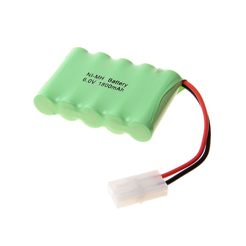 5ks Ni-MH AA 6V 1800mAh dobíjacia batéria pre RC modely: auto, loď, lietadlo. Vysoká kapacita bez pamäte!