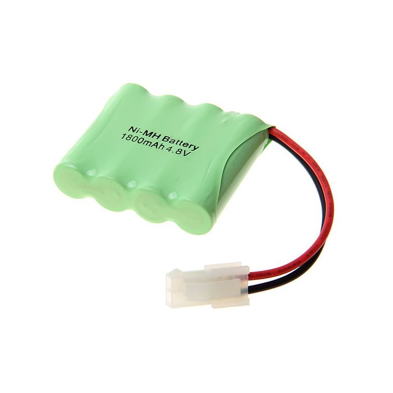 Ni-MH AA 4.8V 1800mAh batéria 557 zástrčka, nabíjateľná, vysokokapacitná pre RC modely a elektroniku 4ks