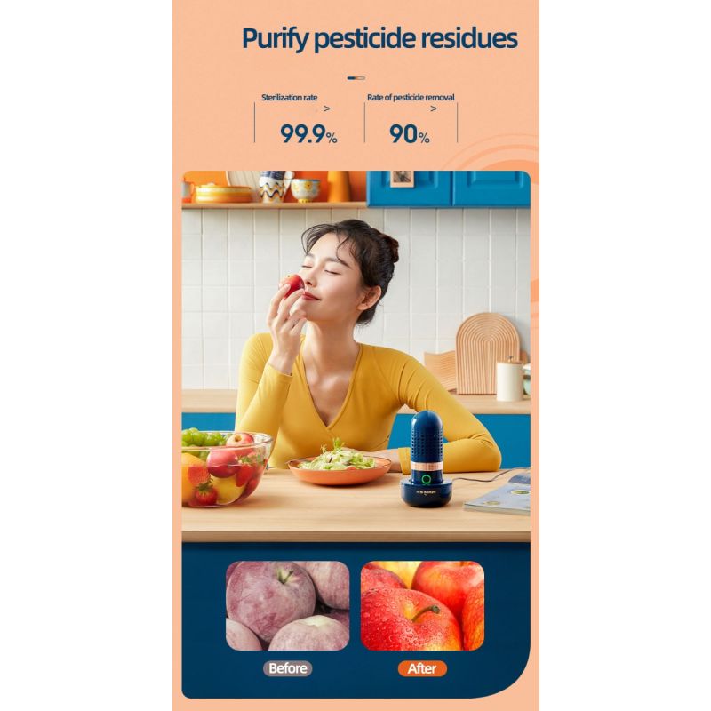 Bezdrôtový Donlim stroj cistic ovocia a zeleniny intuitívny dizajn pre bezpečnosť potravín a zdravú výživu