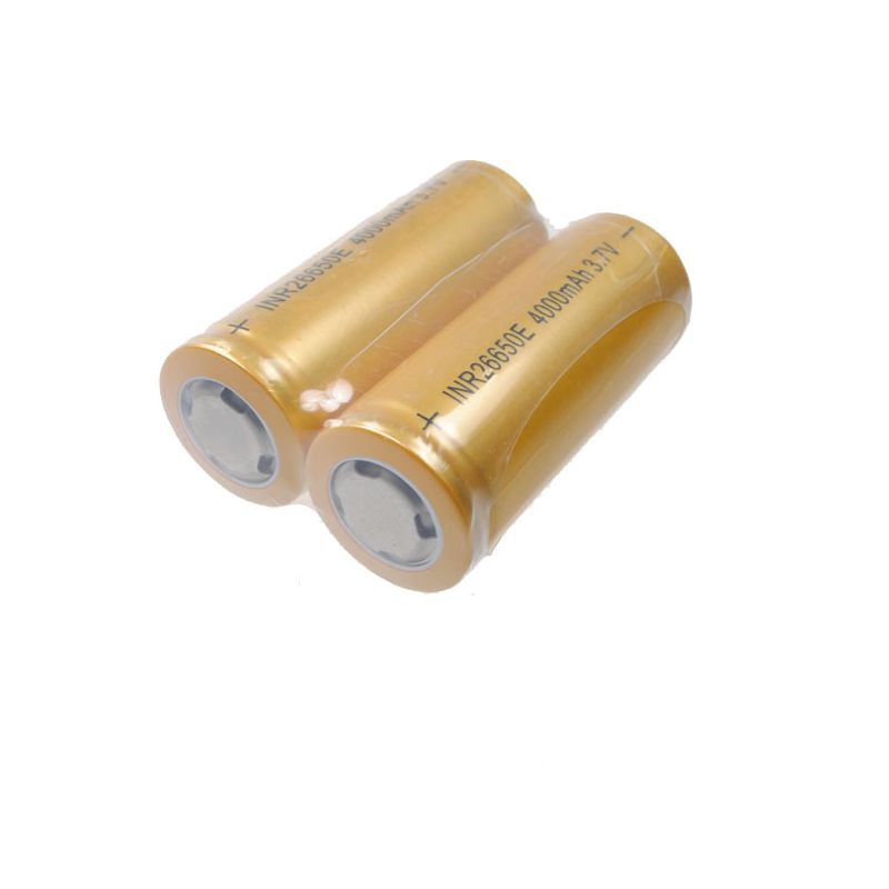 UltraFire 26650 čierna nabíjateľná batéria 4000MAH vysoká kapacita dlhá životnosť ekologicky prívetivá