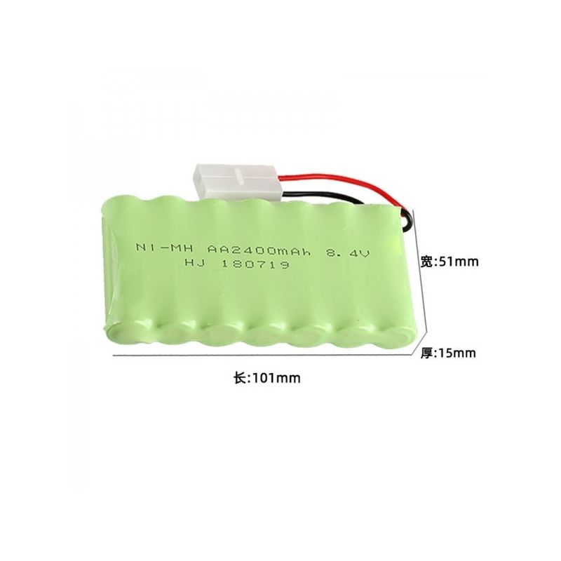 Ni-MH AA 8.4V 1800mAh RC batéria, výkonná nabíjateľná batéria pre RC modely s dlhou výdržou